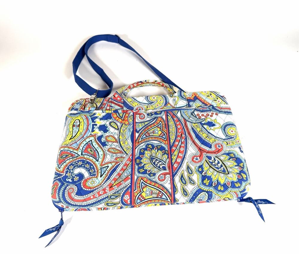 Vera Bradley MARINA PAISLEY Laptop Portfolio Bag